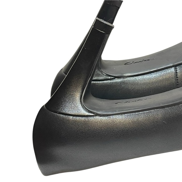 CLARKS AMBYR JOY WOMENS BLACK LEATHER PUMPS SZ 6M EUC - Picture 10 of 14